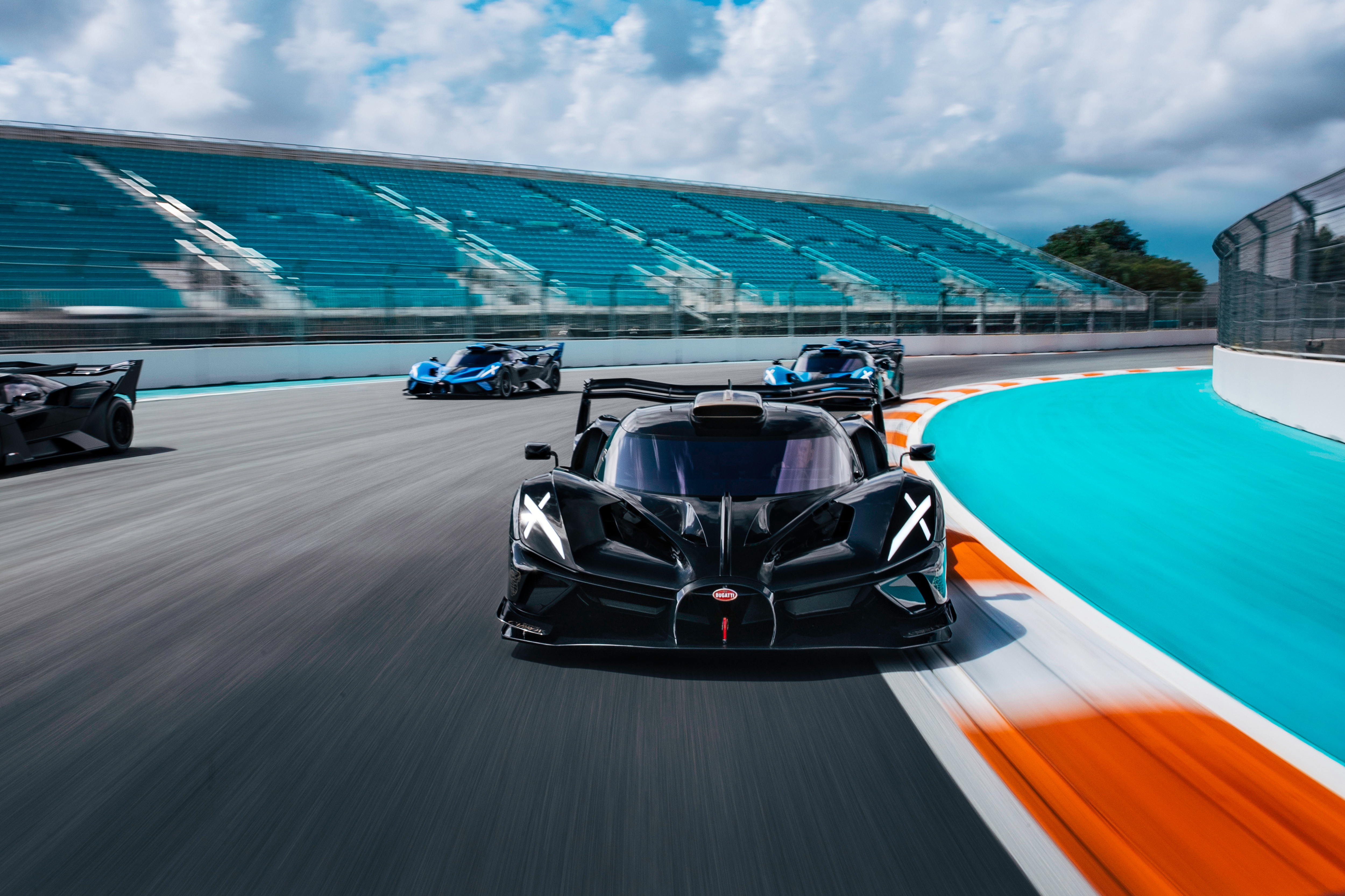 An unforgettable Bugatti Bolide experience at the Miami International Autodrome.